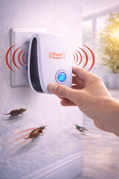 Repelente Ultrasonico Pest Caja Verde