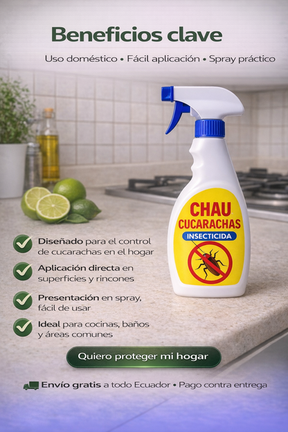 CHAU CUCARACHAS RINDE 5 LITRO