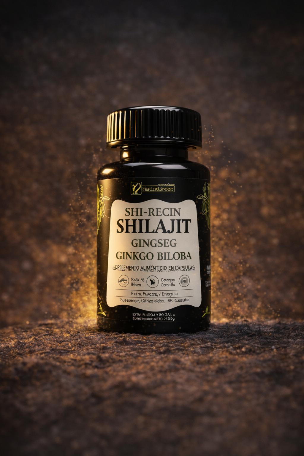 SHI-RECIN SHILAJIT 60CAP/POTENCIALIZADOR