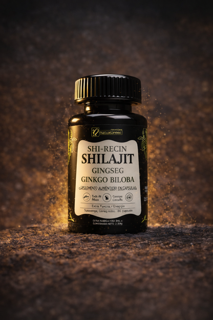 SHI-RECIN SHILAJIT 60CAP/POTENCIALIZADOR