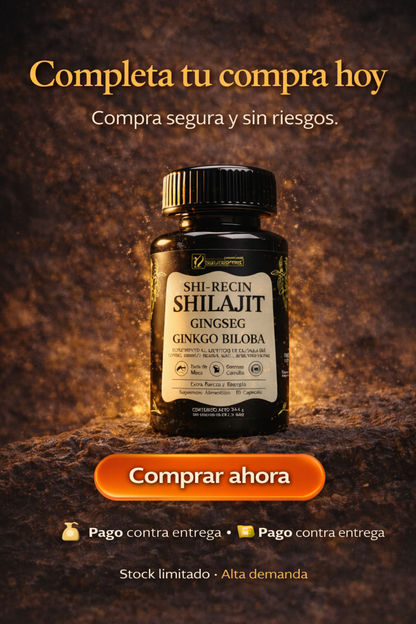 SHI-RECIN SHILAJIT 60CAP/POTENCIALIZADOR